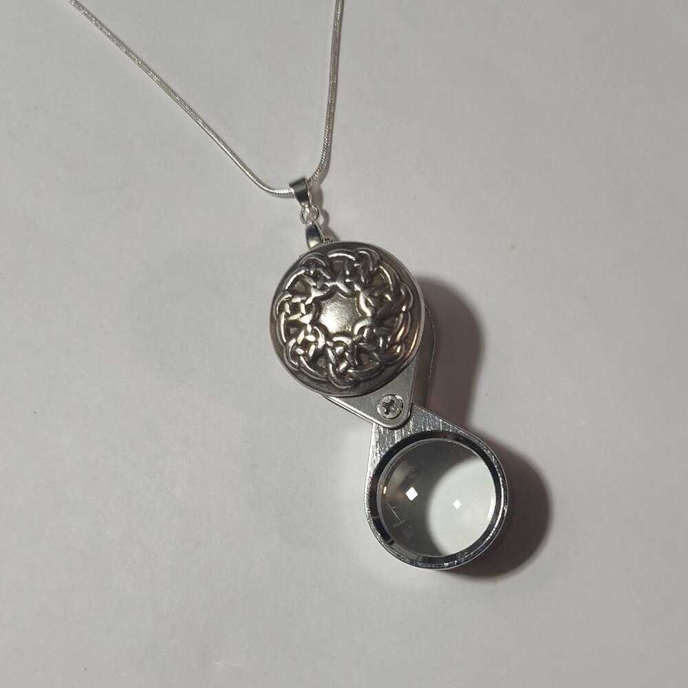 Magnifying Glass Celtic Style Jeweler's Loupe